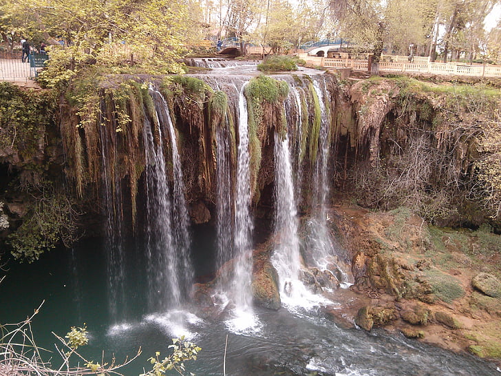 manavgat, waterfall, antalya, nature, river, stream, water