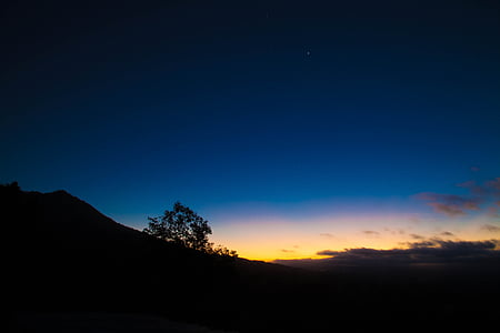 Sonnenaufgang, am frühen Morgen, Bali, Morgen, Landschaft, Sonne, Sommer