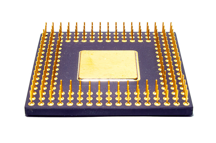 processor, CPU, kontrolcenter, komponent, elektrisk, teknologi, Pins