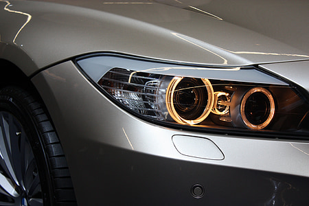 auto, BMW, rychlost, Auto světlo