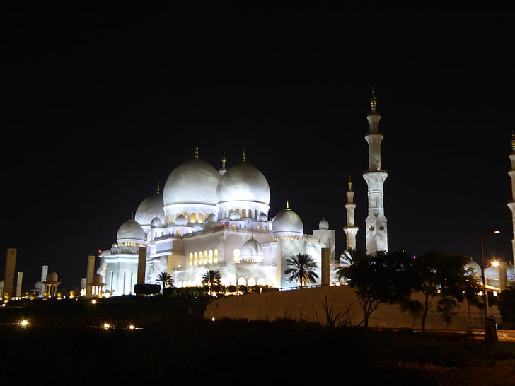 Grand, moskee, Abu, Dhabi, Zayed