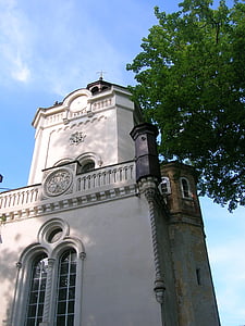 hrad, Bystřice, historicky, zdivo, věž