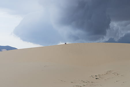 desert de, tempesta, fons de ppt