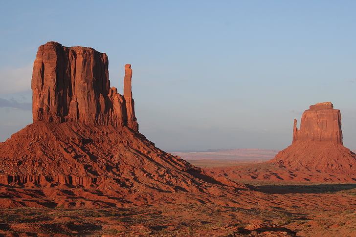 Monument valley, Arizona, monolity, Pustynia, Navajo, sceniczny, południowy zachód