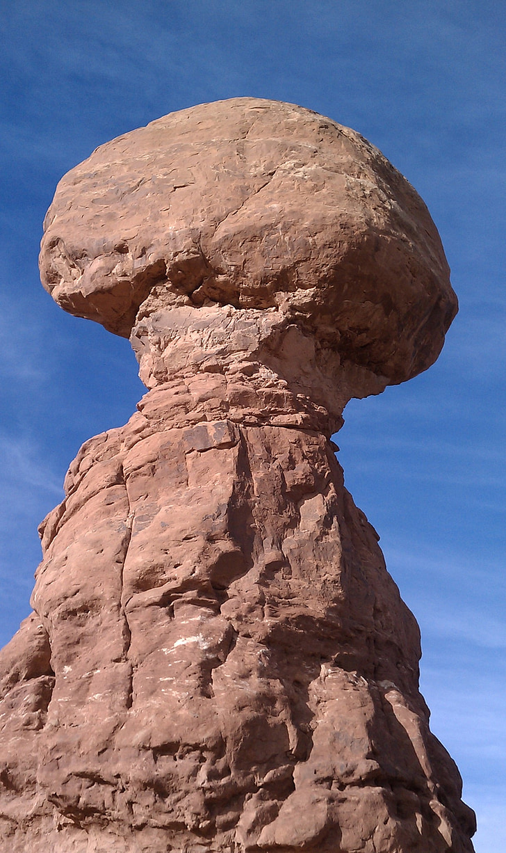pedra sorrenca, Utah, equilibrat, arcs, escèniques, paisatge, desert de
