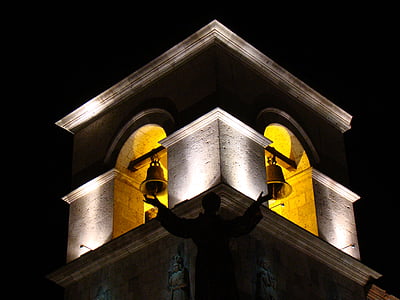 campanas, Torre, Torre de la campana, casco antiguo, anillo, Iglesia, históricamente
