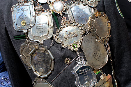 Royal silver, skytteklubb, kung kedja, Düsseldorf, skydda