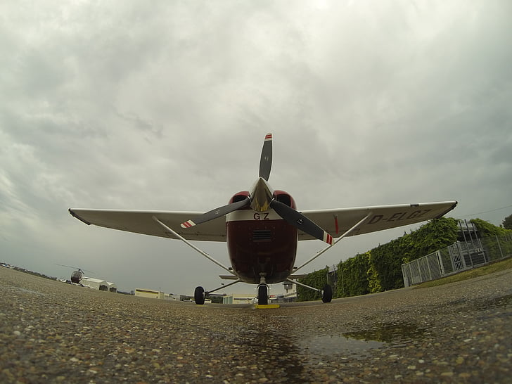 samolot, Cessna, latać, lotnictwa