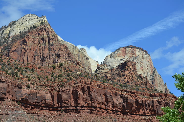 Zion, park narodowy Zion, kaniony, Stany Zjednoczone Ameryki, skały, góry, słynne miejsca