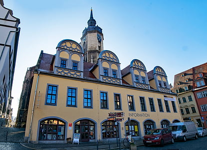 Naumburg, Saška-anhalt, Nemčija, staro mestno jedro, zanimivi kraji, stavbe, Zunanjost objekta