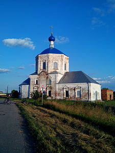 templom, Elias, anevo, Suzdal, Oroszország, falu, templom