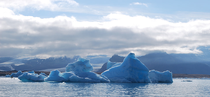 jäävuori, Ice, jökullsarlon, Islanti, jäälautta, jäävuori - jään muodostuminen, Arctic