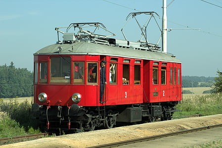 Eisenbahn, historisch, Triebwagen, Lokomotive Museum, Nostalgie, Eisenbahn Nostalgie, Elektro-Triebwagen