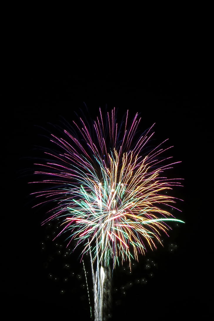 rockets, fireworks, party, night, celebration, exploding, firework Display