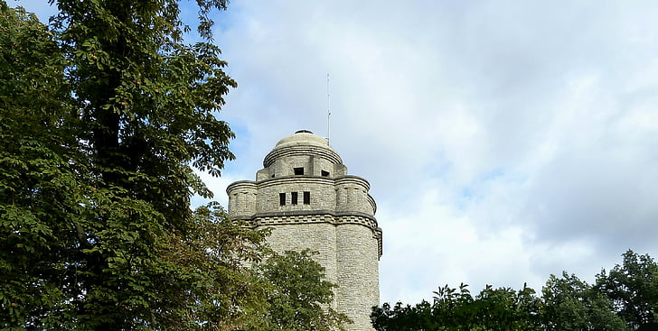 Bismarckturm, Ingelheim, træer, observation tower, Besøg, platform, monument