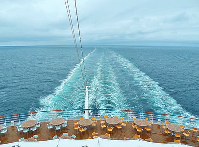 cruise, ship, aida, wide, infinity, sea, wave