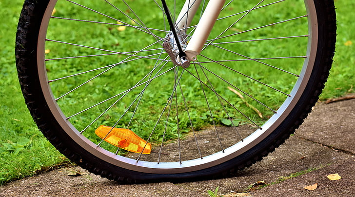 bicikl gume, Platt, defekt, slomljena, popravak, kolo, bicikala