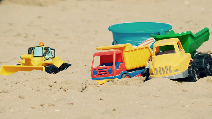 παιχνίδια, στη θάλασσα, παραλία, το καλοκαίρι, διακοπές, Παίξτε, Άμμος