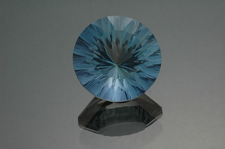 Topázio, gem, pedra preciosa, Topázio Azul, joia, mineral, brilhante