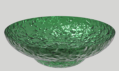 dish, bowl, glass, green