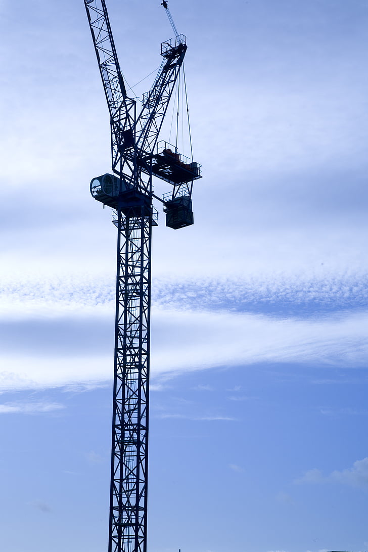 crane, construction, architecture, urban, city, building, structure