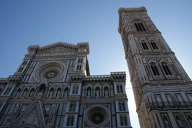 Флоренція, собор, Церква, небо, Архітектура