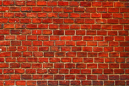 brick, stones, wall, backgrounds, red, brick Wall, wall - Building Feature