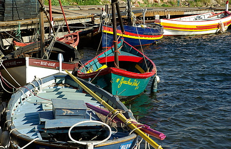 Fransa, Sète, Akdeniz, bağlantı noktası, balıkçı tekneleri