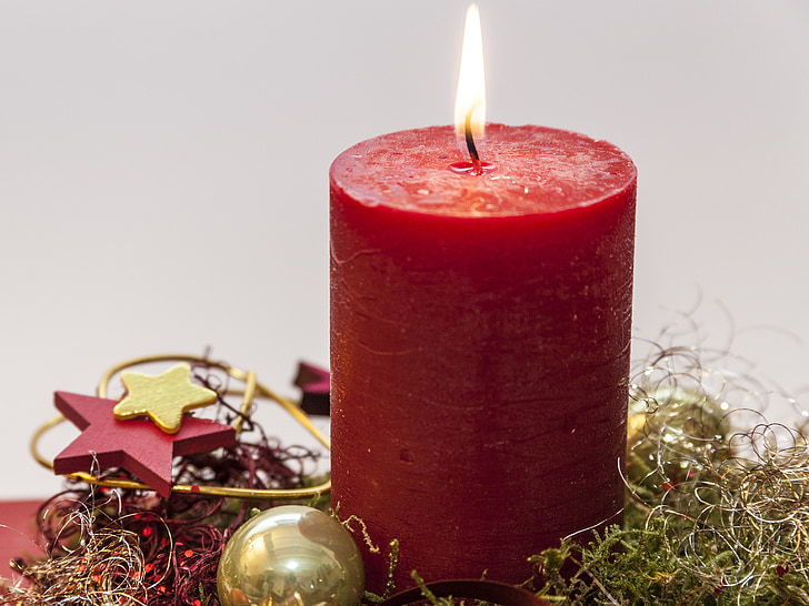 advent, first candle, light