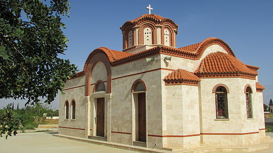 Ciprus, Paralimni, Ayios markos, templom, ortodox, építészet, vallás