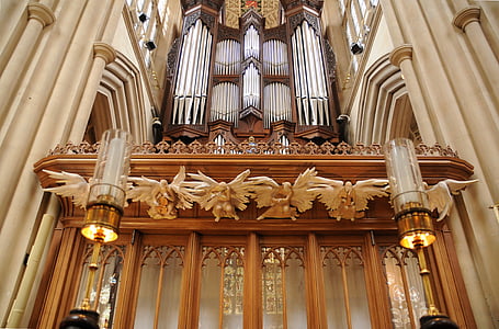 banyo abbey, organ, Kilise, İngiltere, Anglikan