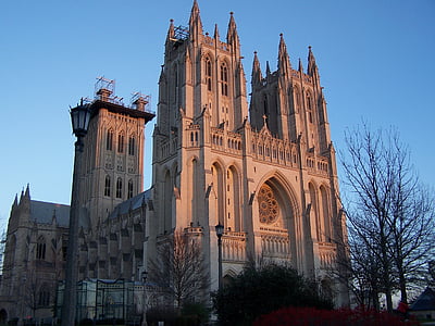 nacionalne, Katedrala, arhitektura, Washington, DC, biskupske