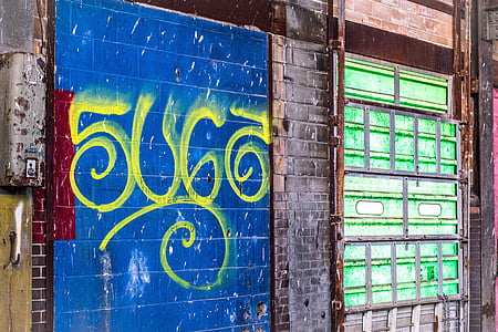 spray, paint, wall, graffiti, grunge, industry, abandoned