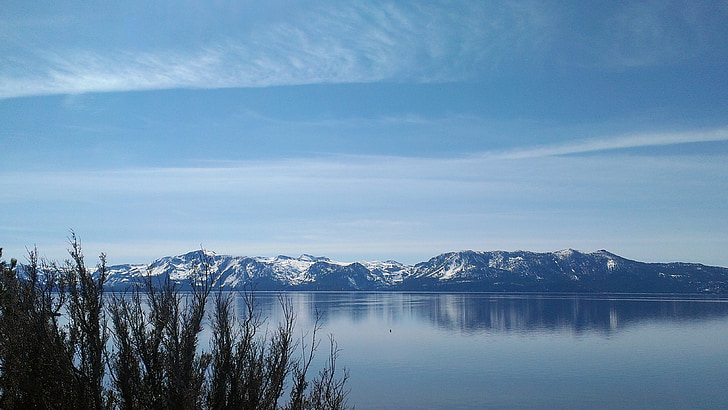 Lake tahoe, Winter, Lakeview