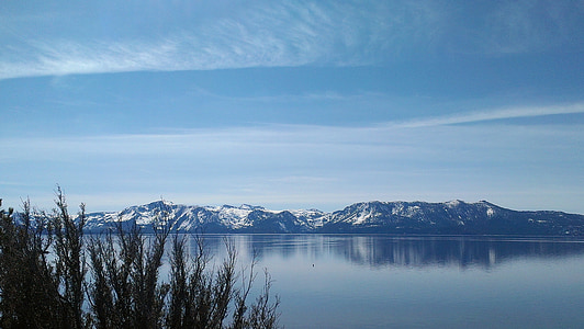 lake tahoe, winter, lakeview