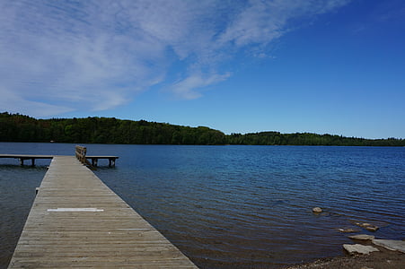 lake lípa, lake, the pier, nature
