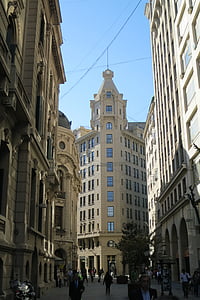 Santiago, Čīle, pilsēta, pilsētas, centrs, ēkas, arhitektūra