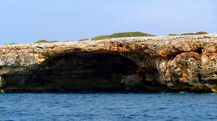 szikla, barlang, sziklás part, partvonal, tengerpart, rock, Mallorca