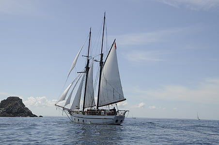 Segeln, traditionelle sailer, Segelschiff