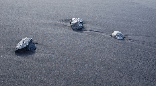 svart, Sand, stranden, sten, Teneriffa, fuktig, Seaside