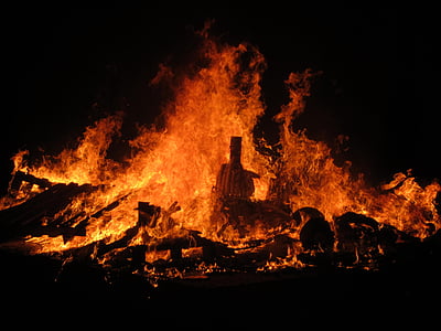 fire, bonfire, spain, festival, valencia, fiesta, fire - Natural Phenomenon