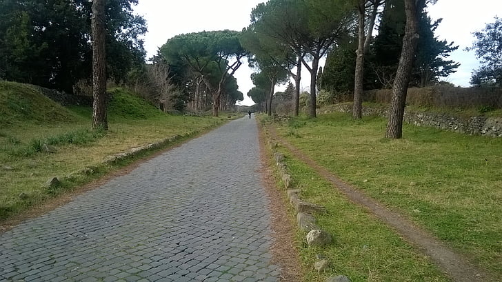 Řím, Appia, starověké, Starověký Řím, ruiny