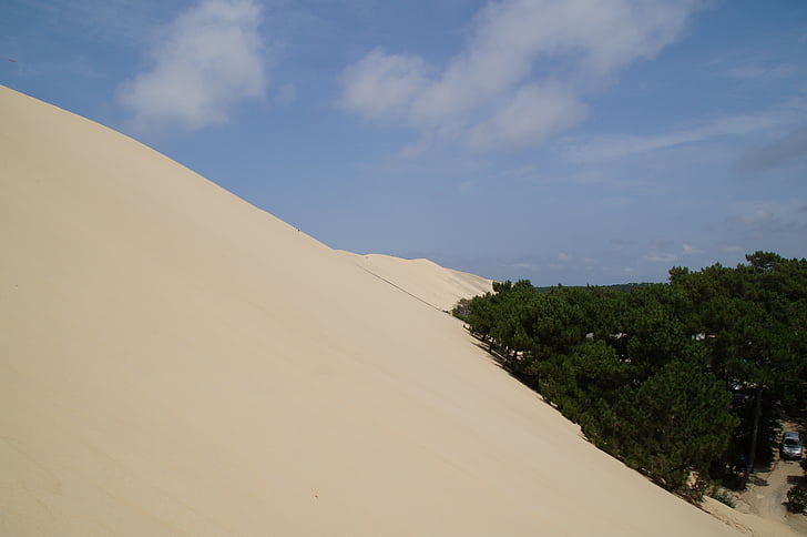 Grande, Dune, du, Pilat, sanddyn, Frankrike, Ocean