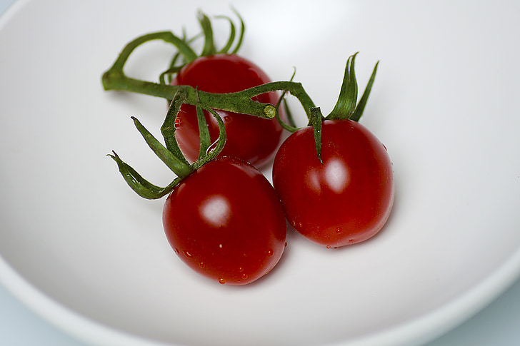 Bušas pomidorai, į sveikatą, Viduržemio jūros, uždaryti, raudona, Italų