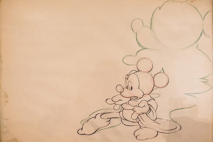 micky mouse, Walt disney, Figure, personnage de dessin animé, bande dessinée, Fantasia, 1940