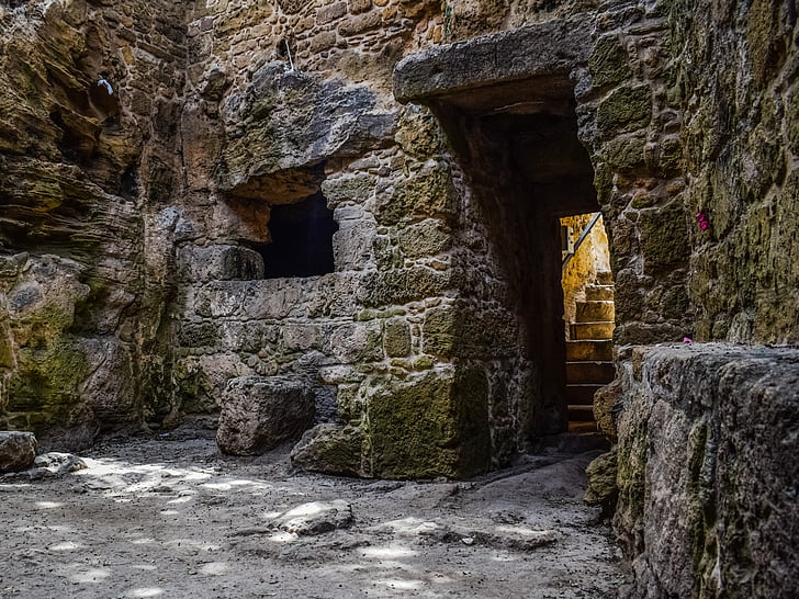 catacombes de St Cécile, Paphos, Chypre, monument, religion, architecture, Archéologie
