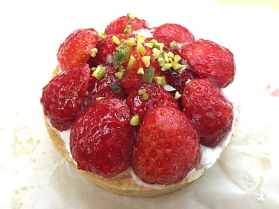 strawberry tart, strawberry, tart, pie, cream cheese, strawberry pie, cake