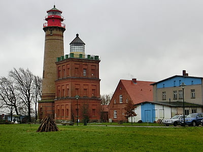 cape arkona, clouds, beach, rügen, baltic sea, lighthouse, rügen island