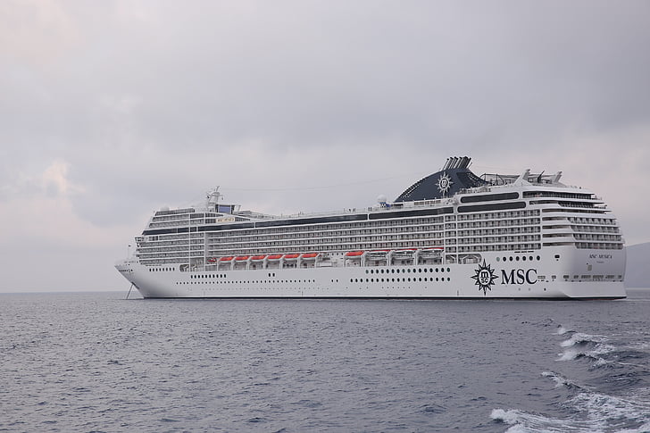 ganger, Musica cruise, Middelhavet, Santorini, cruiseskip, sjøen, passasjerskip
