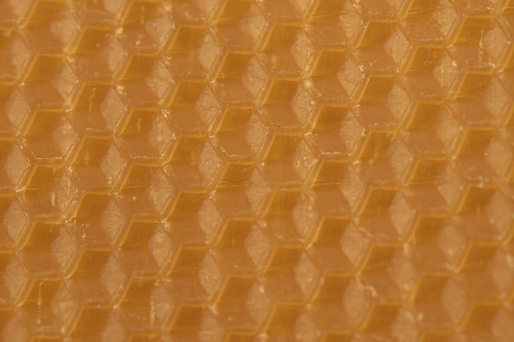 cera de abelha, pentes, favo de mel, estrutura de favo de mel, hexágonos, hexágono, cera